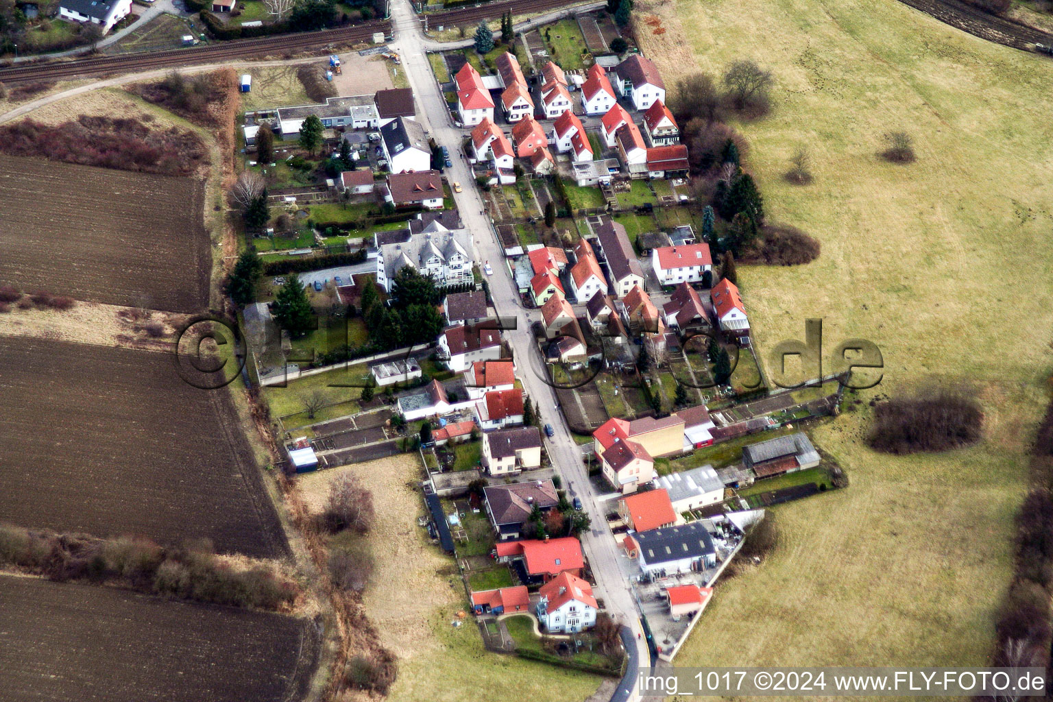 Wörth am Rhein, Zügelstr im Bundesland Rheinland-Pfalz, Deutschland