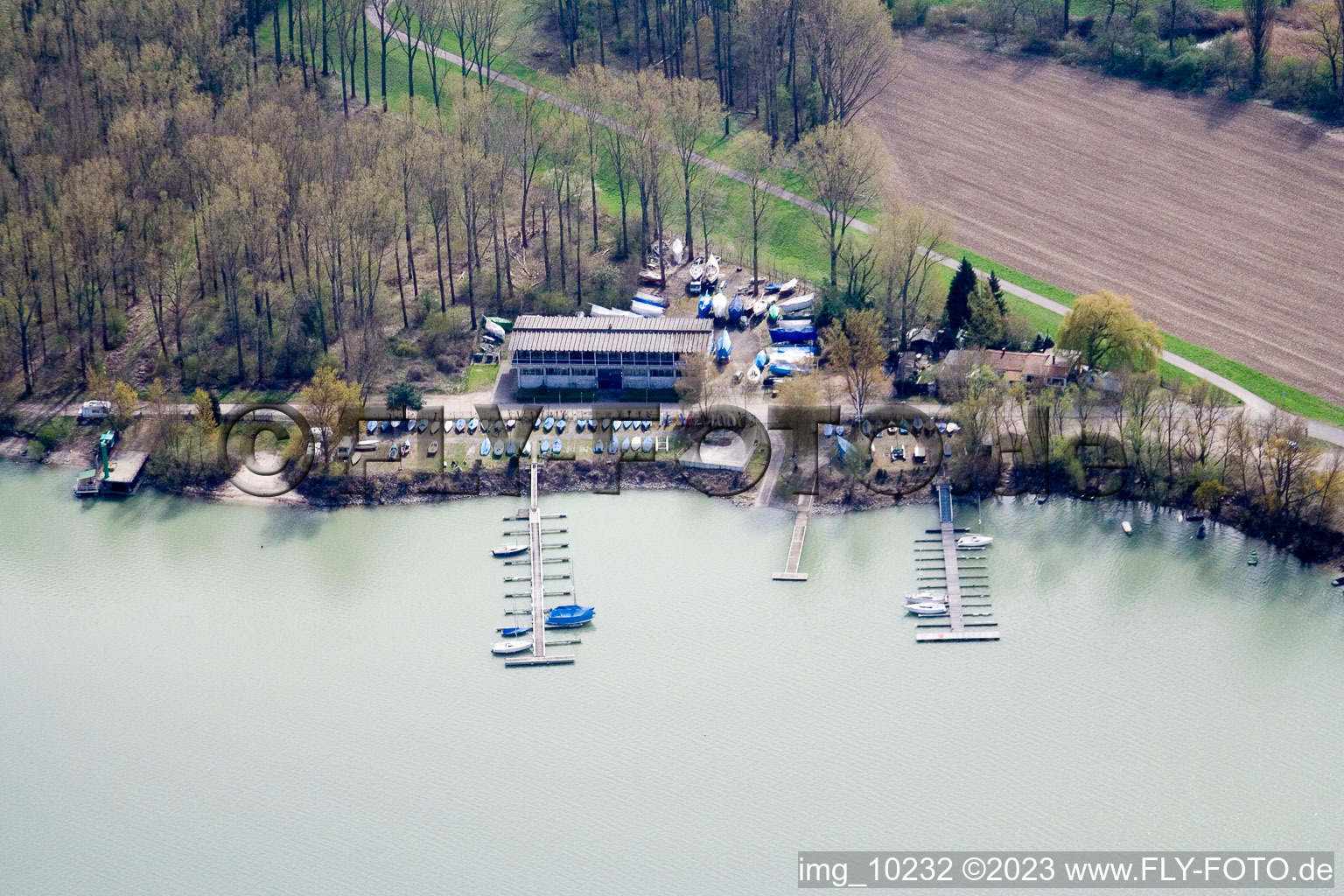 Wörth am Rhein, Industriegebiet Oberwald im Bundesland Rheinland-Pfalz, Deutschland von einer Drohne aus
