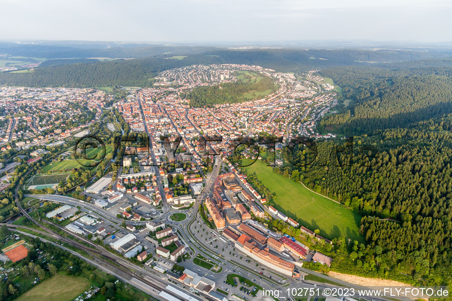Luftaufnahme von Tuttlingen, Vorstadt im Bundesland Baden-Württemberg, Deutschland