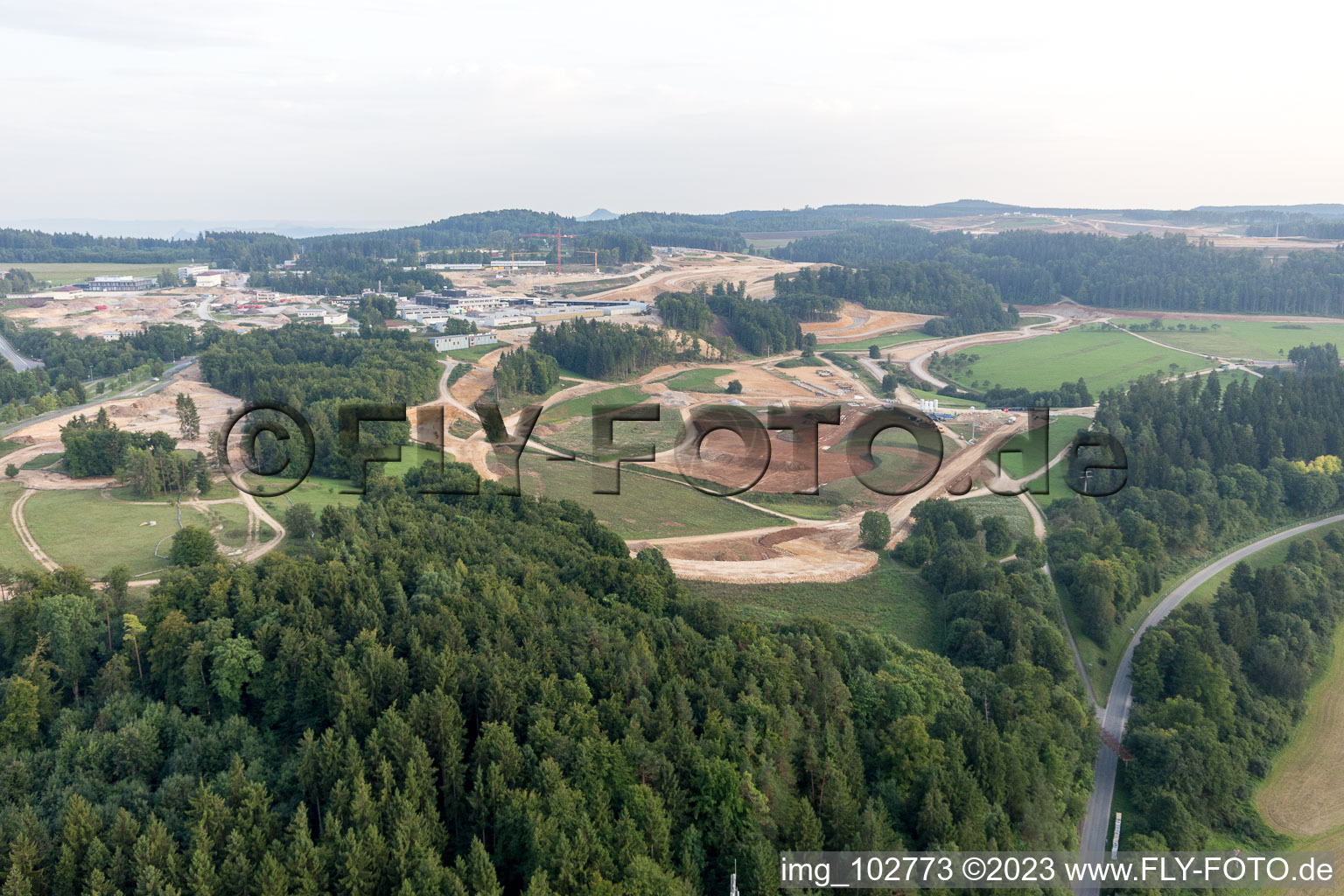 Immendingen im Bundesland Baden-Württemberg, Deutschland von einer Drohne aus