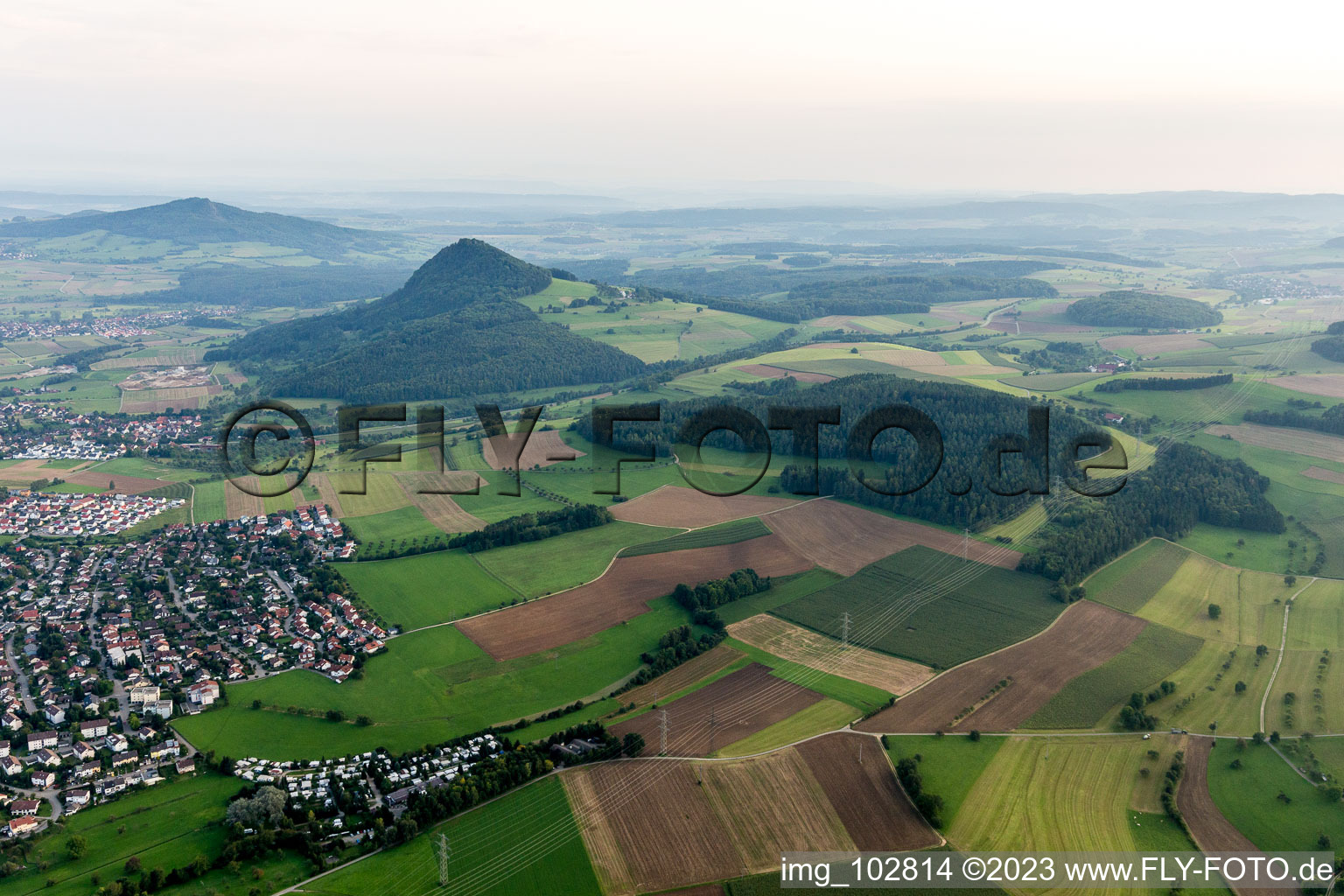 Engen im Bundesland Baden-Württemberg, Deutschland aus der Luft betrachtet