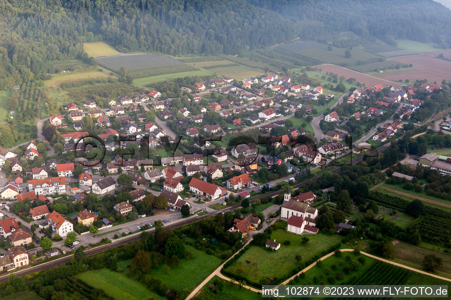 Luftbild von Stahringen im Bundesland Baden-Württemberg, Deutschland