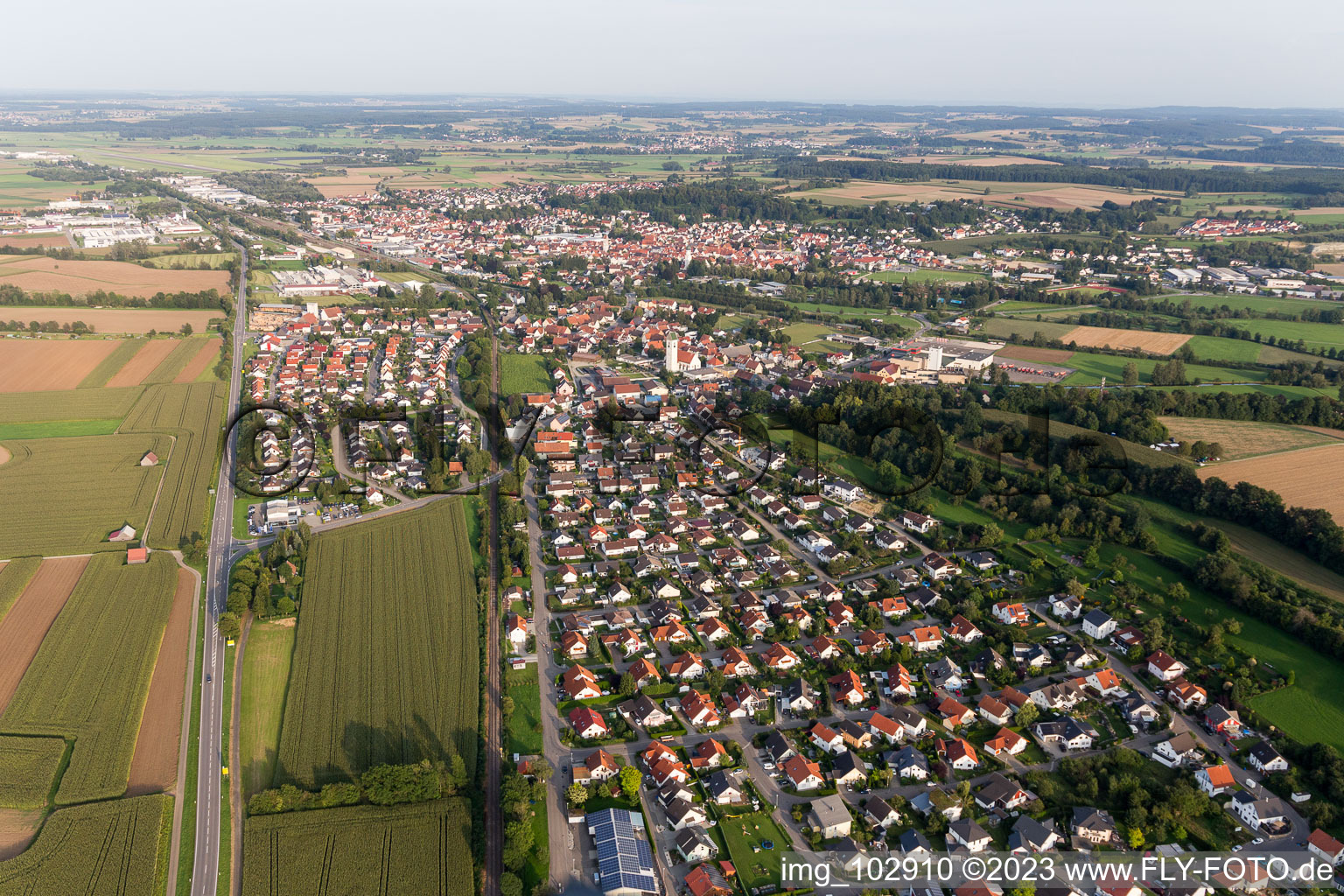 Luftbild von Hipfelsberg im Bundesland Baden-Württemberg, Deutschland