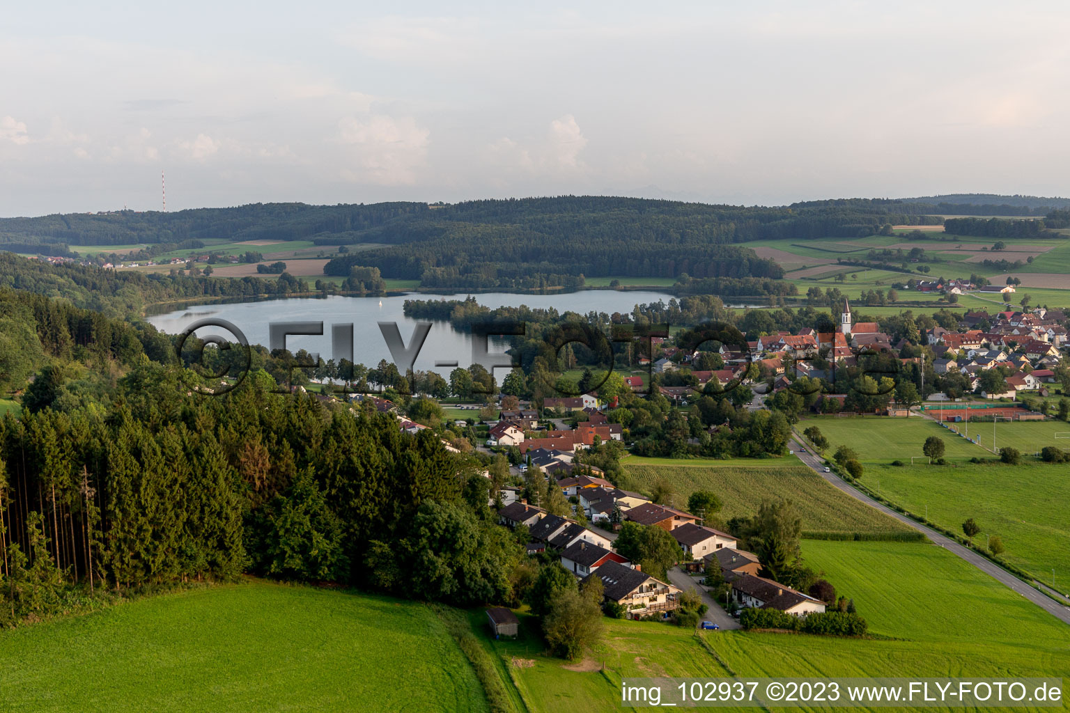 Luftbild von Ruschweiler im Bundesland Baden-Württemberg, Deutschland