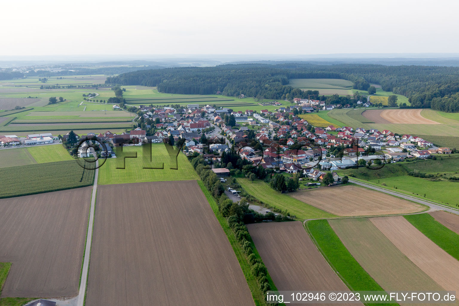 Luftbild von Denkingen im Bundesland Baden-Württemberg, Deutschland