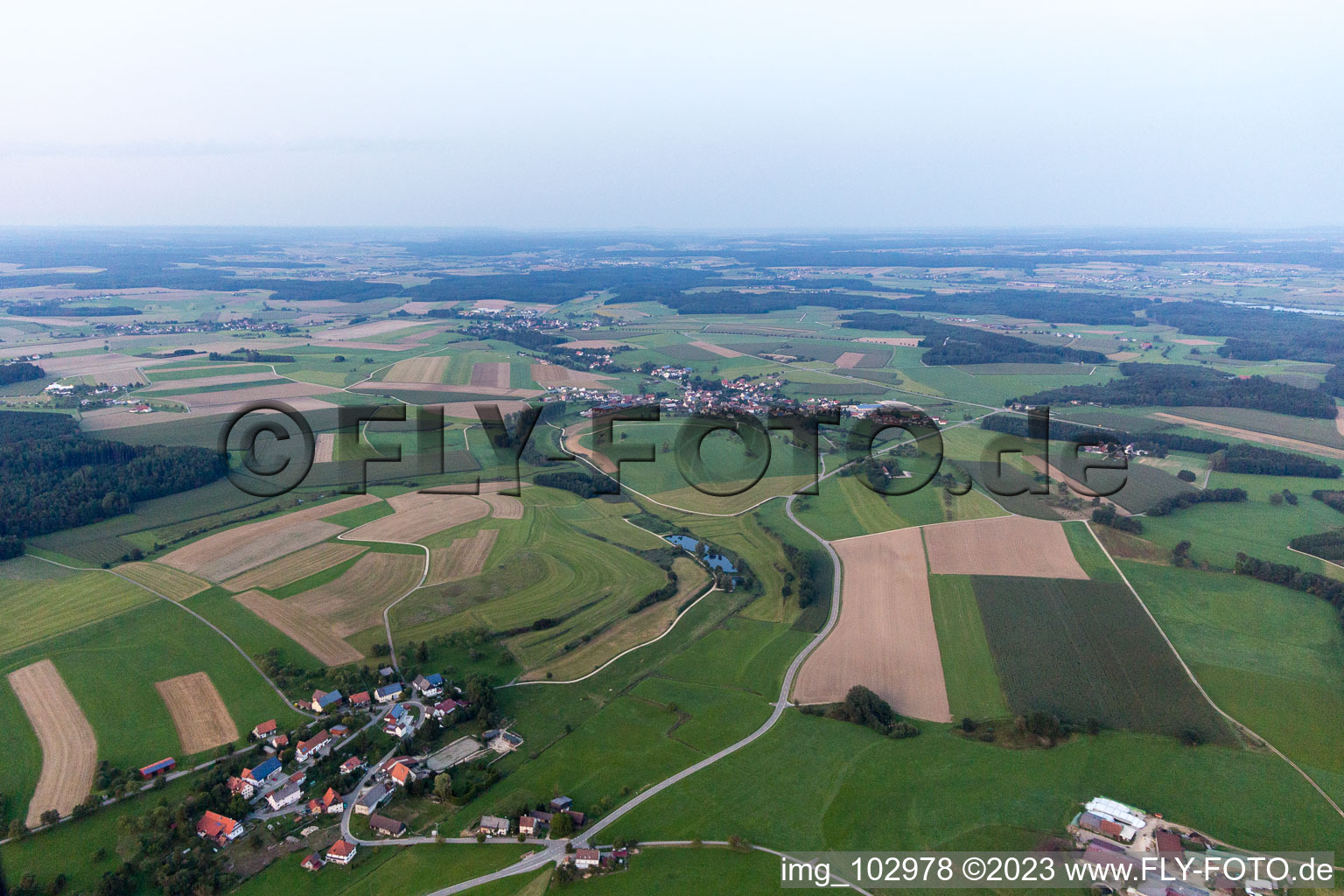 Luftbild von Holzach im Bundesland Baden-Württemberg, Deutschland