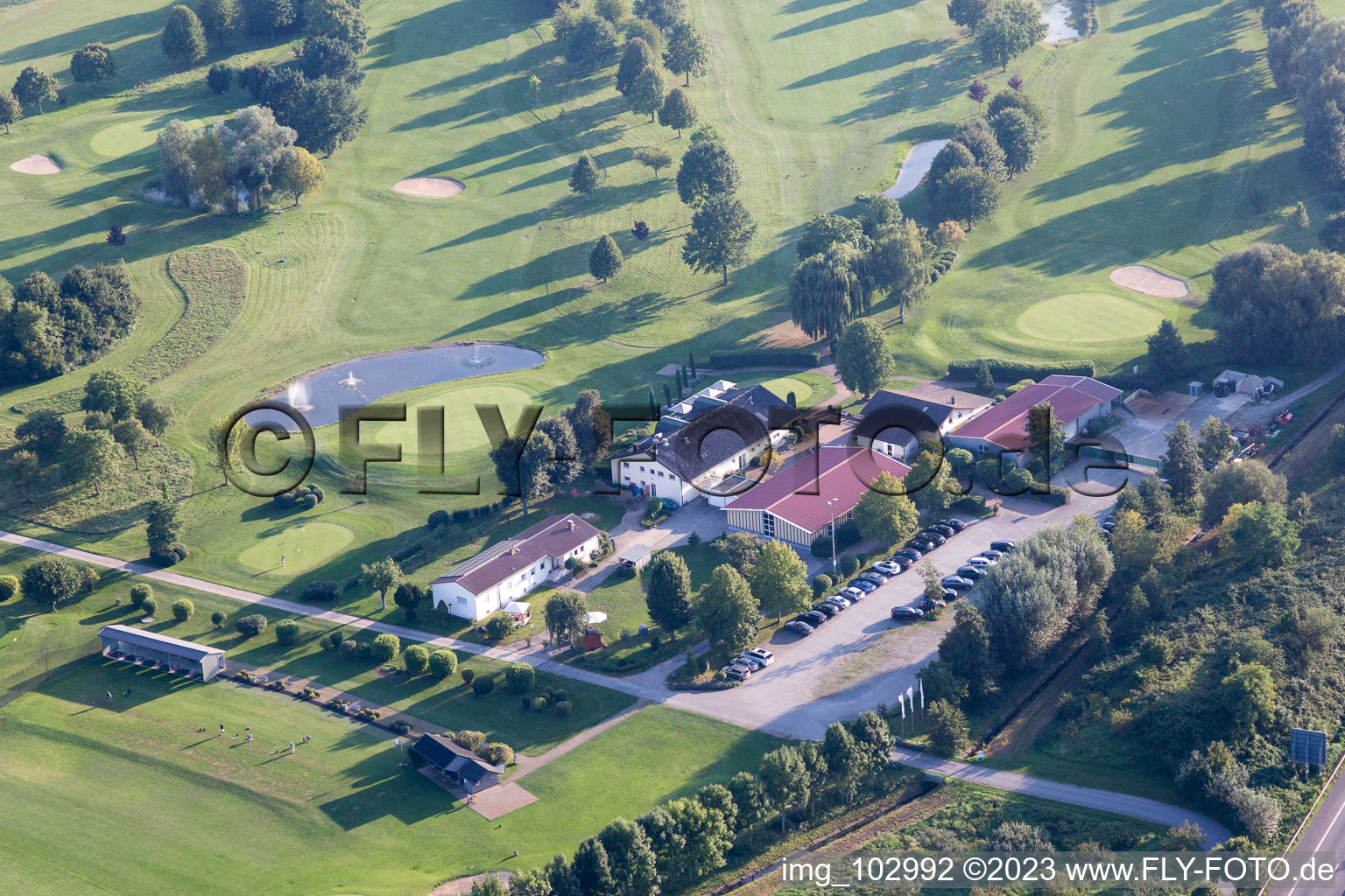 Luftaufnahme von Bensheim, Golfclub im Bundesland Hessen, Deutschland