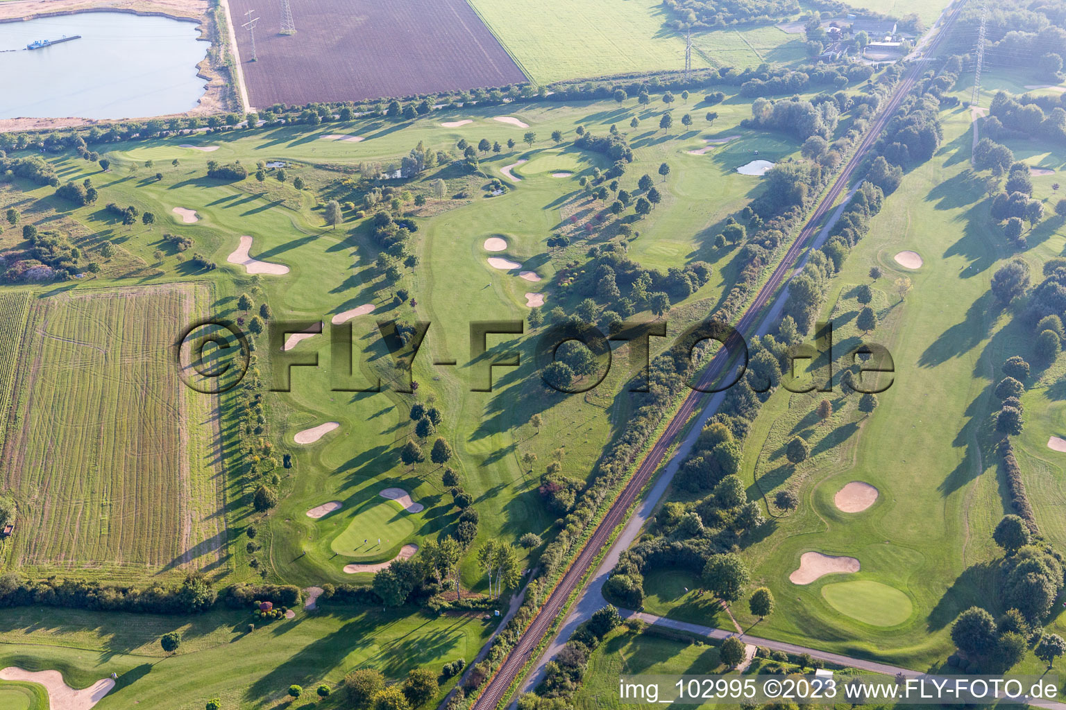 Bensheim, Golfclub im Bundesland Hessen, Deutschland aus der Luft