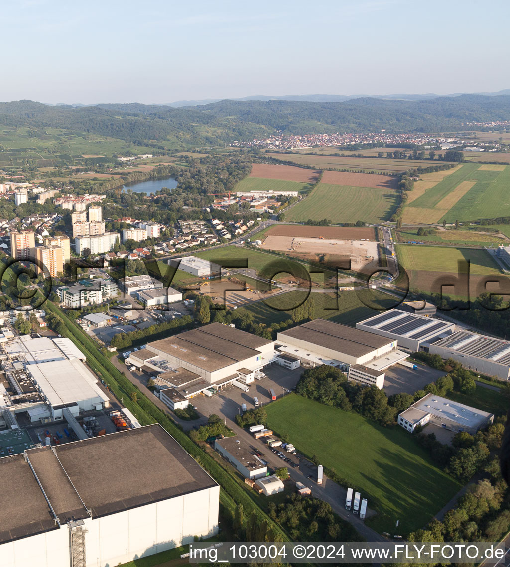 Heppenheim im Bundesland Hessen, Deutschland aus der Vogelperspektive