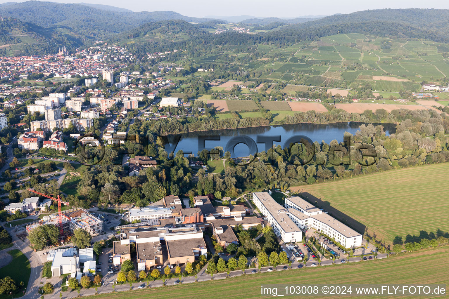 Heppenheim, Bruchsee in Heppenheim an der Bergstrasse im Bundesland Hessen, Deutschland