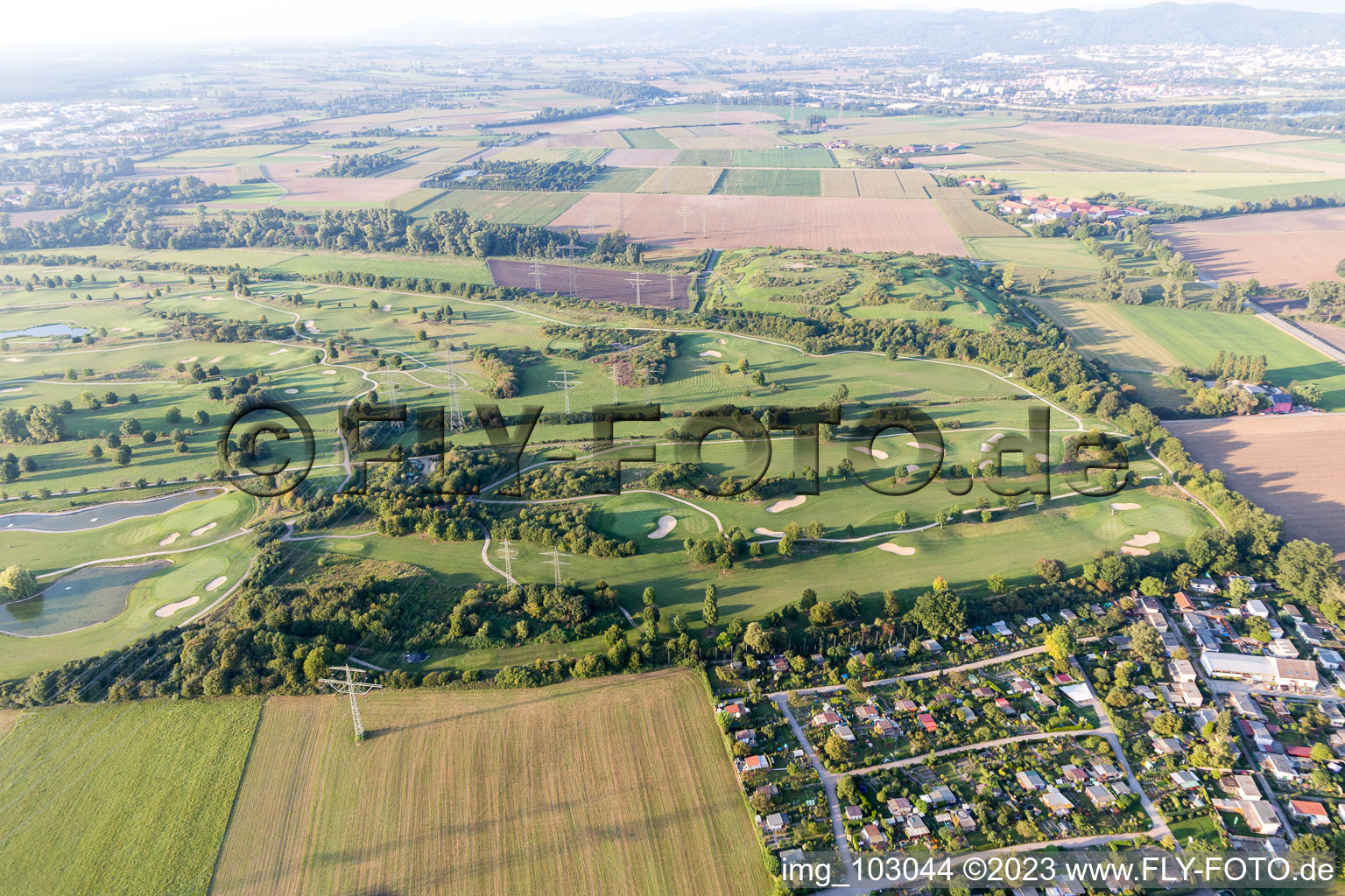Luftbild von Heddesheim im Bundesland Baden-Württemberg, Deutschland
