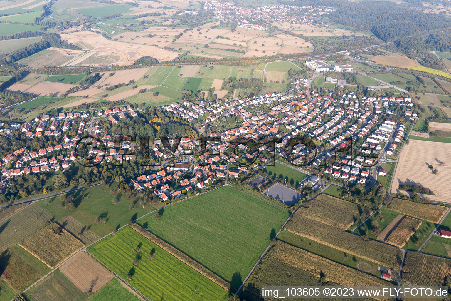 Ortsteil Palmbach in Karlsruhe im Bundesland Baden-Württemberg, Deutschland
