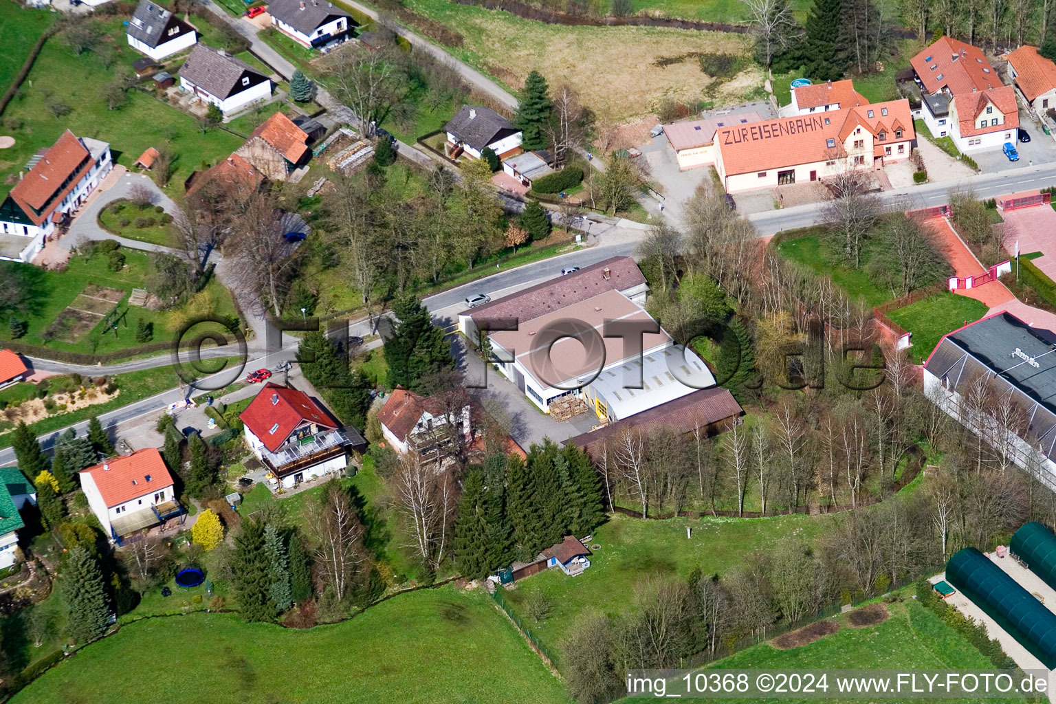 Ortsteil Affolterbach in Wald-Michelbach im Bundesland Hessen, Deutschland von oben