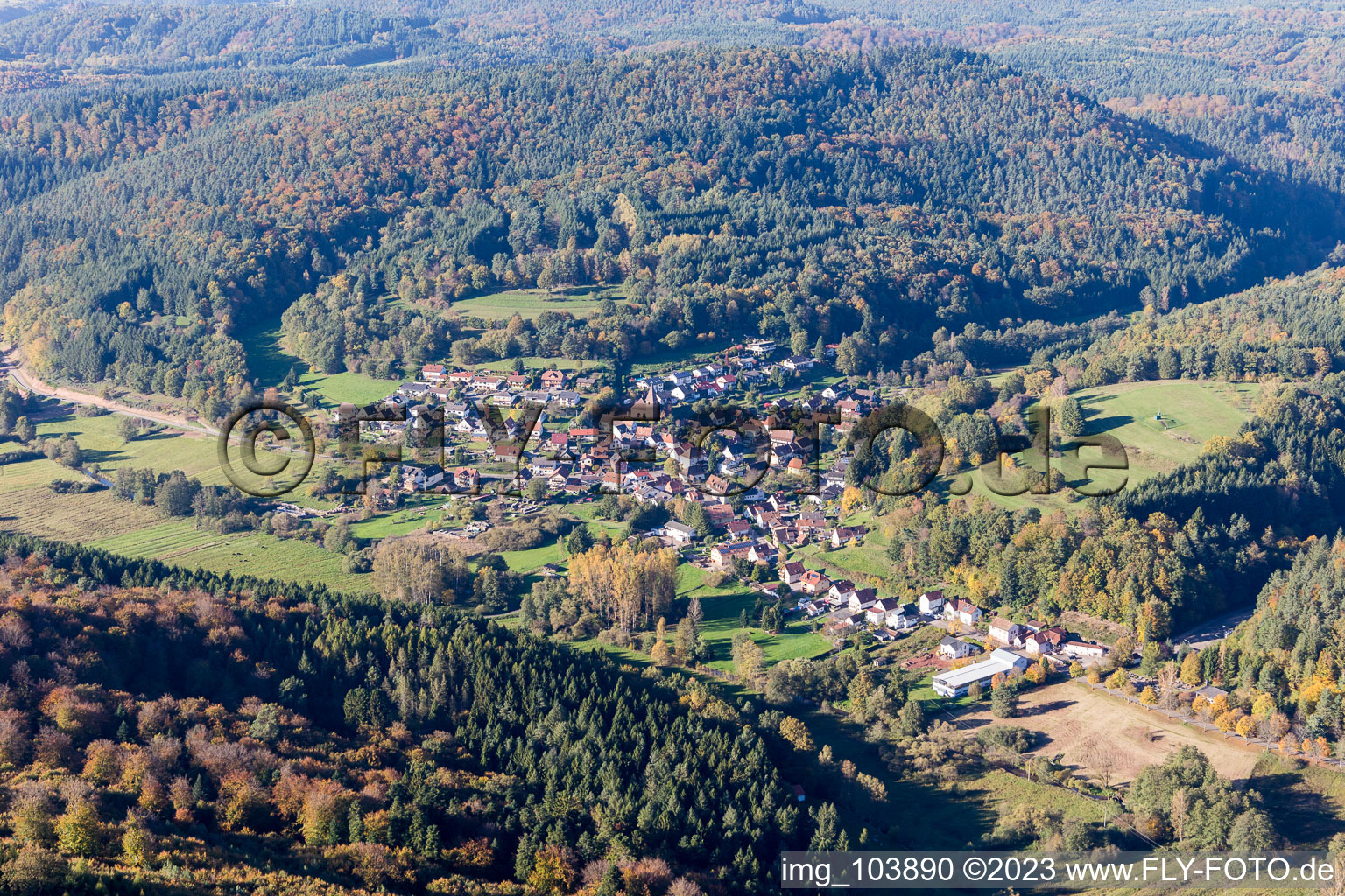 Niederschlettenbach im Bundesland Rheinland-Pfalz, Deutschland
