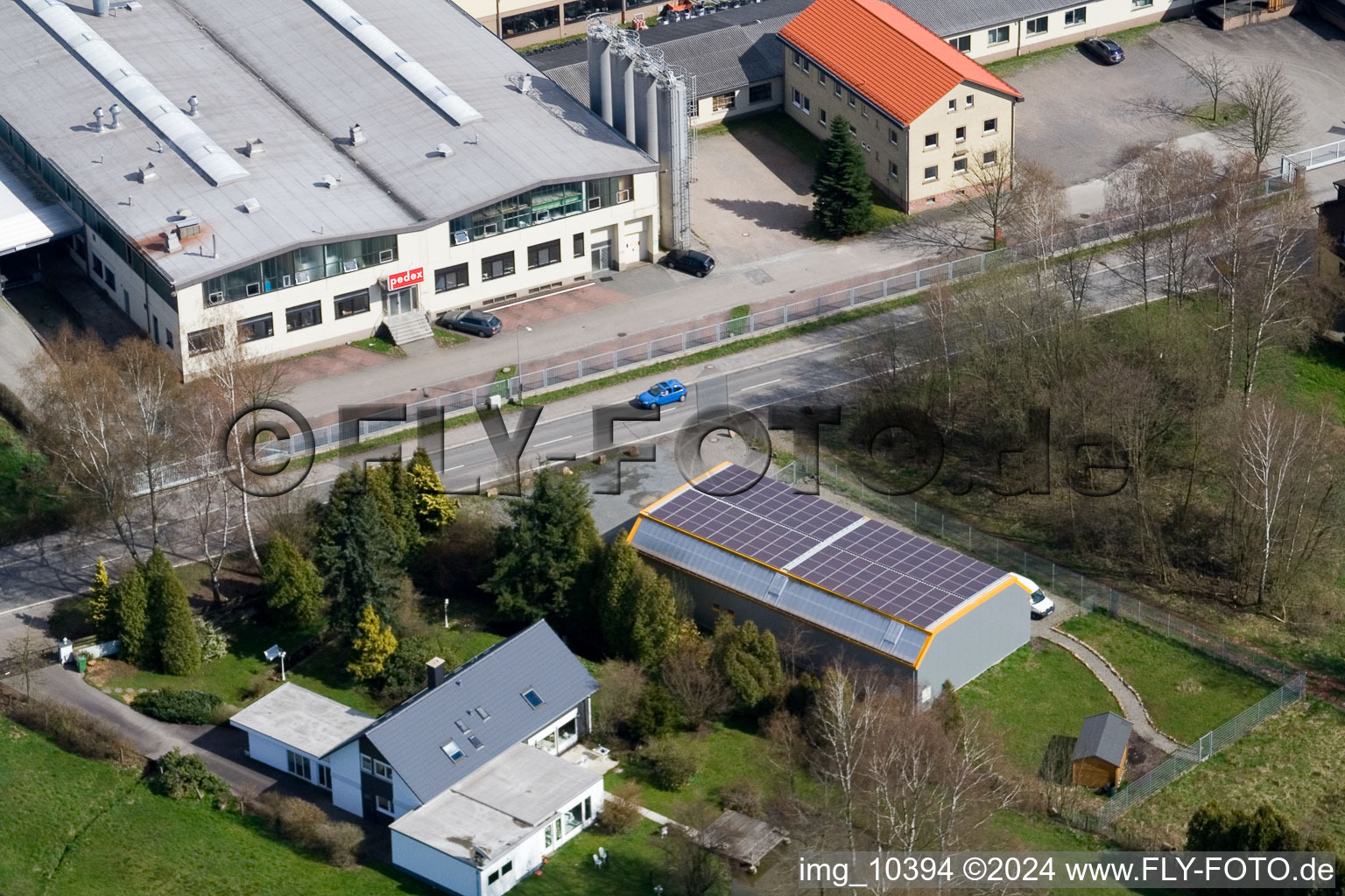 Affolterbach im Ortsteil Wahlen in Grasellenbach im Bundesland Hessen, Deutschland von oben