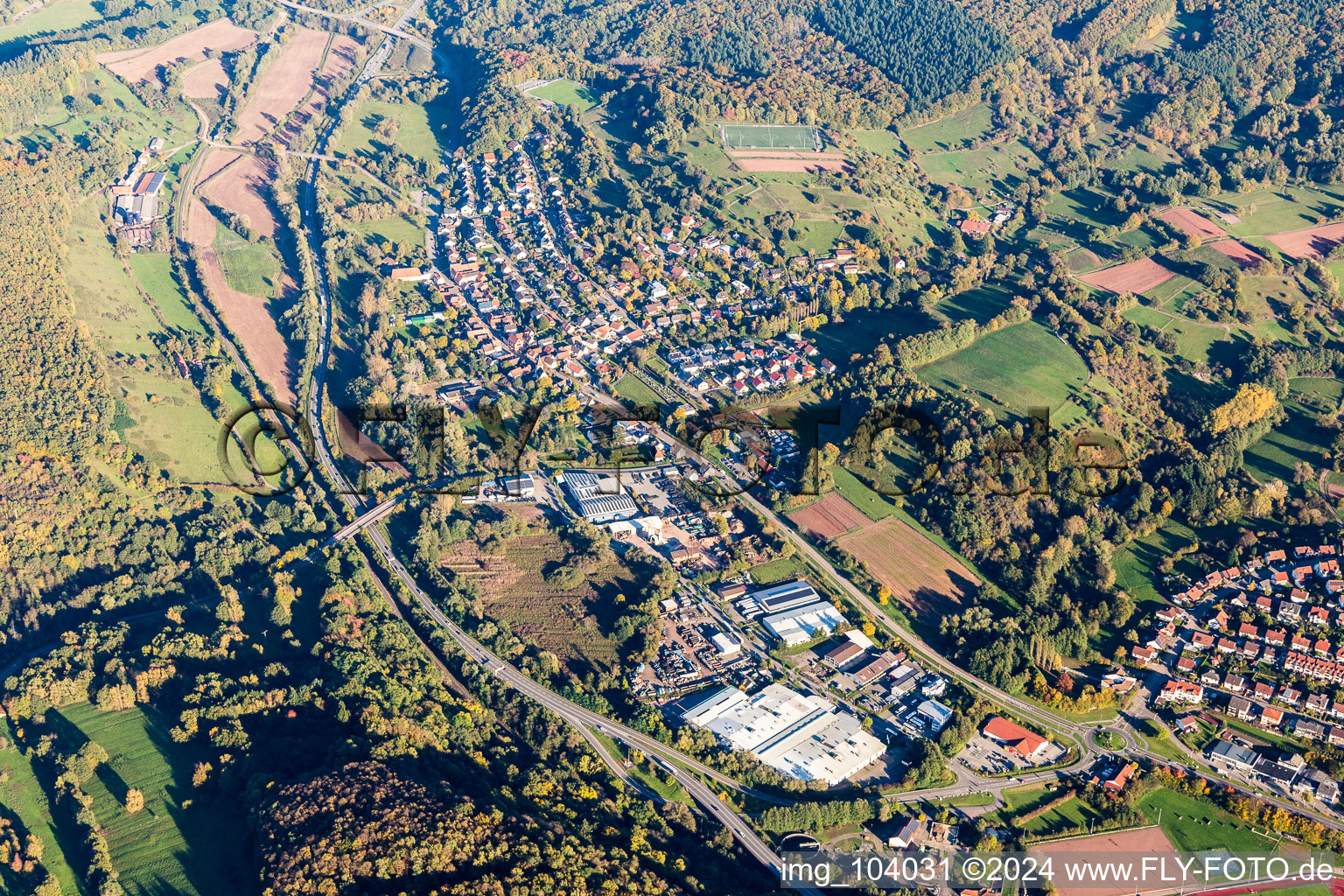 Ortsteil Queichhambach in Annweiler am Trifels im Bundesland Rheinland-Pfalz, Deutschland