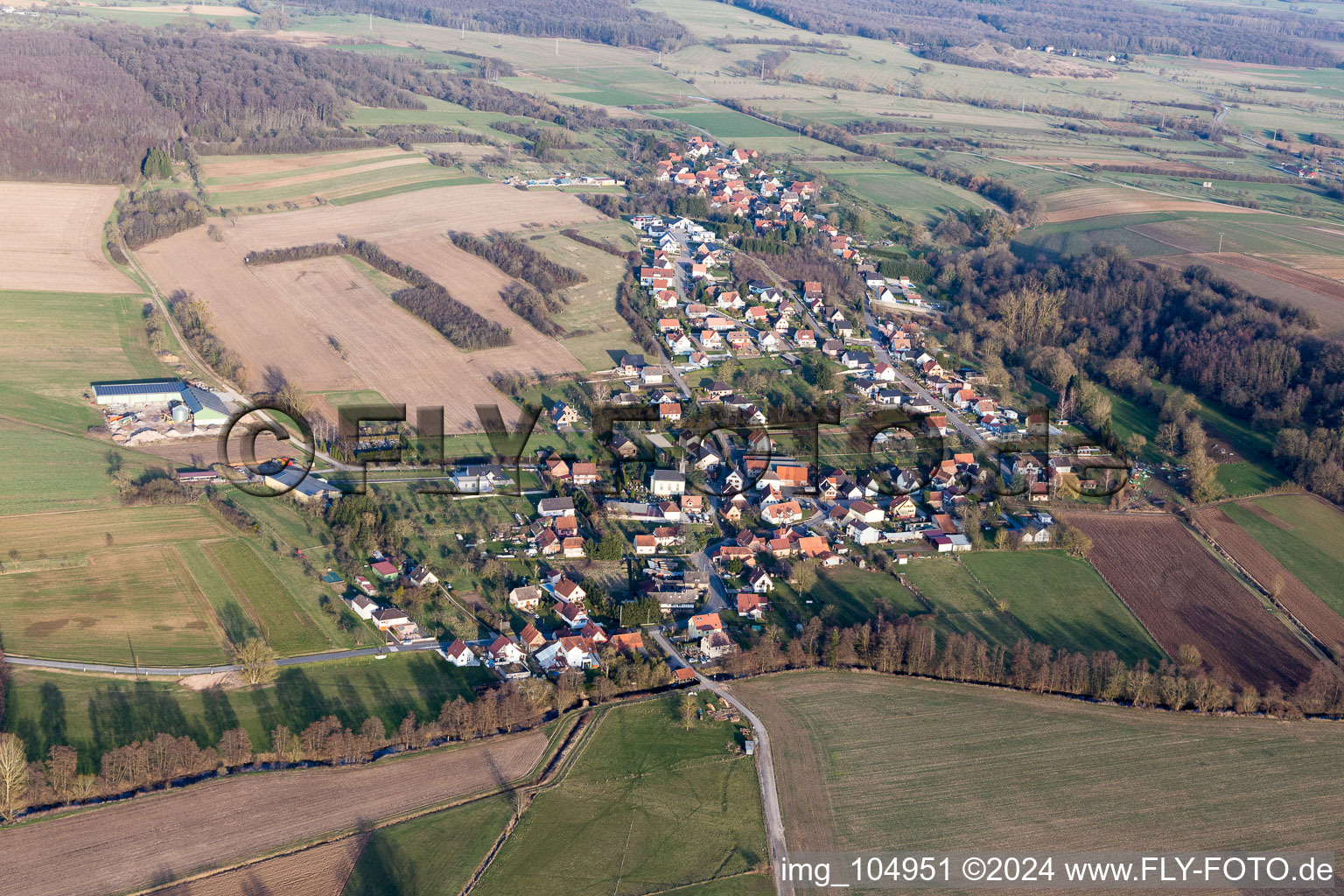 Oberdorf-Spachbach im Bundesland Bas-Rhin, Frankreich