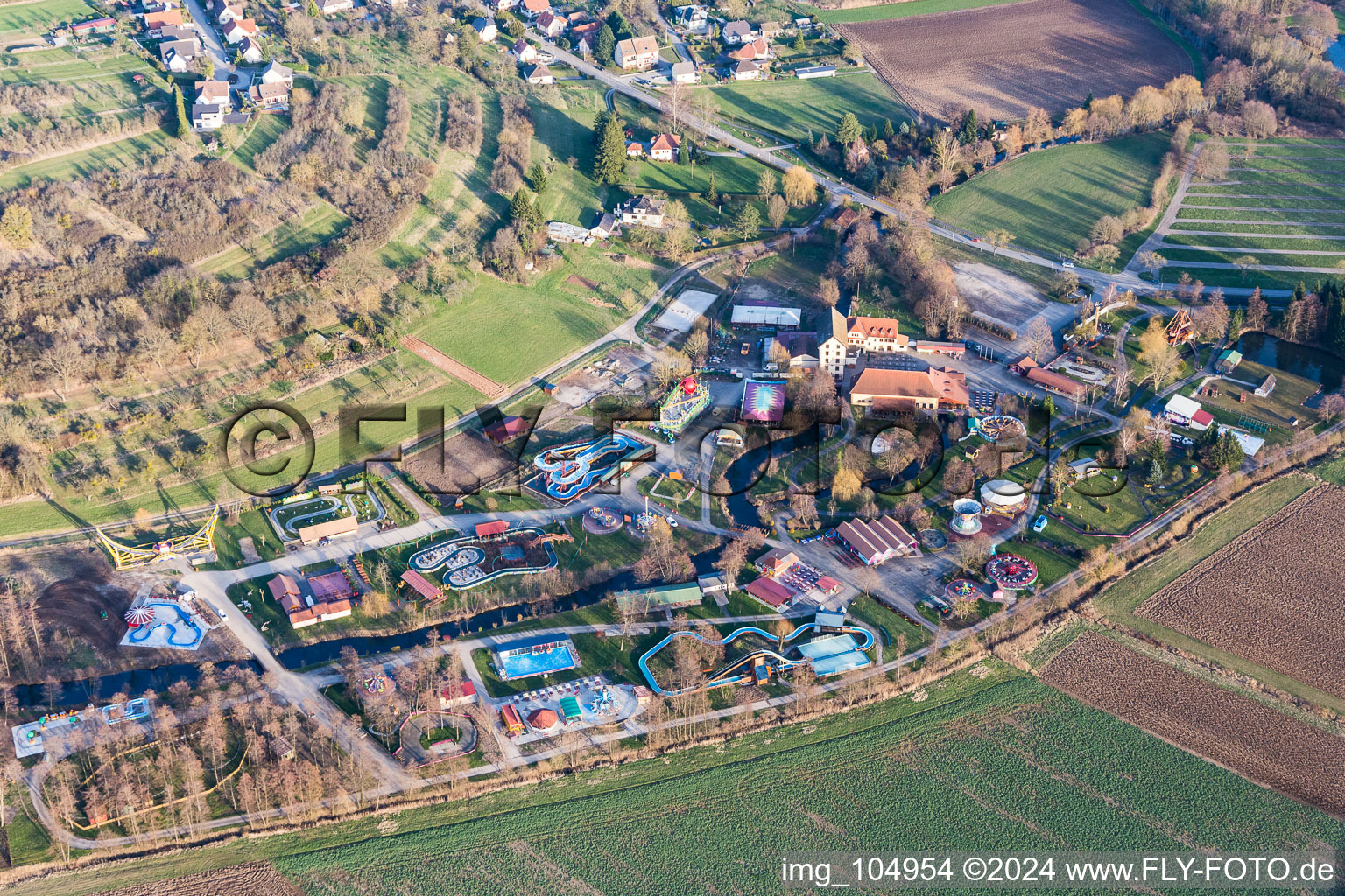 Freizeitzentrum - Vergnügungspark Didiland in Morsbronn-les-Bains in Grand Est im Bundesland Bas-Rhin, Frankreich