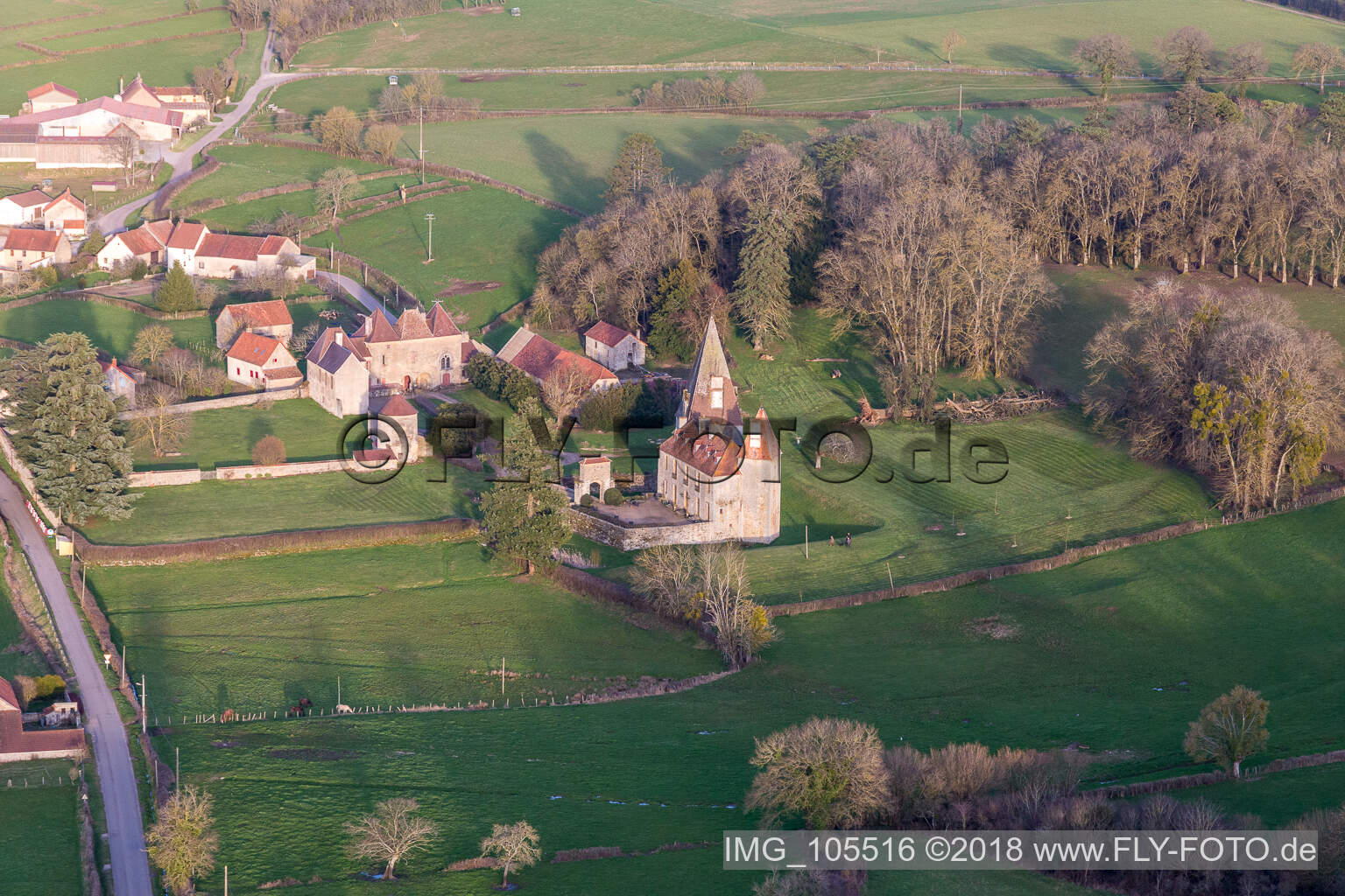 Château de Morlet im Burgund im Bundesland Saône-et-Loire, Frankreich