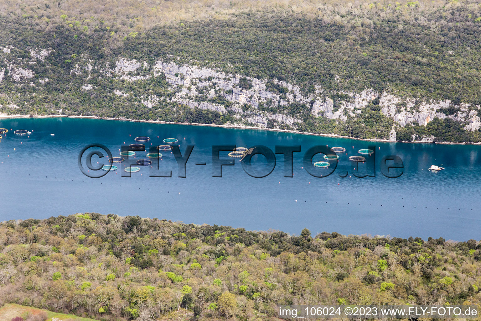 Luftbild von Matosovici im Bundesland Istria, Kroatien