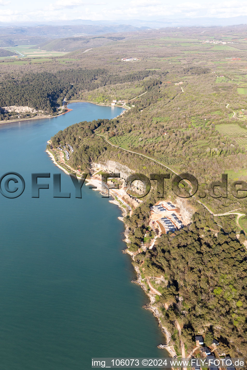 Luftaufnahme von Antenal im Bundesland Istria, Kroatien