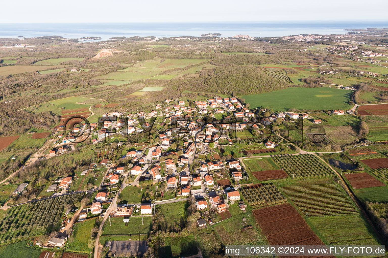 Mušalež im Bundesland Istria, Kroatien