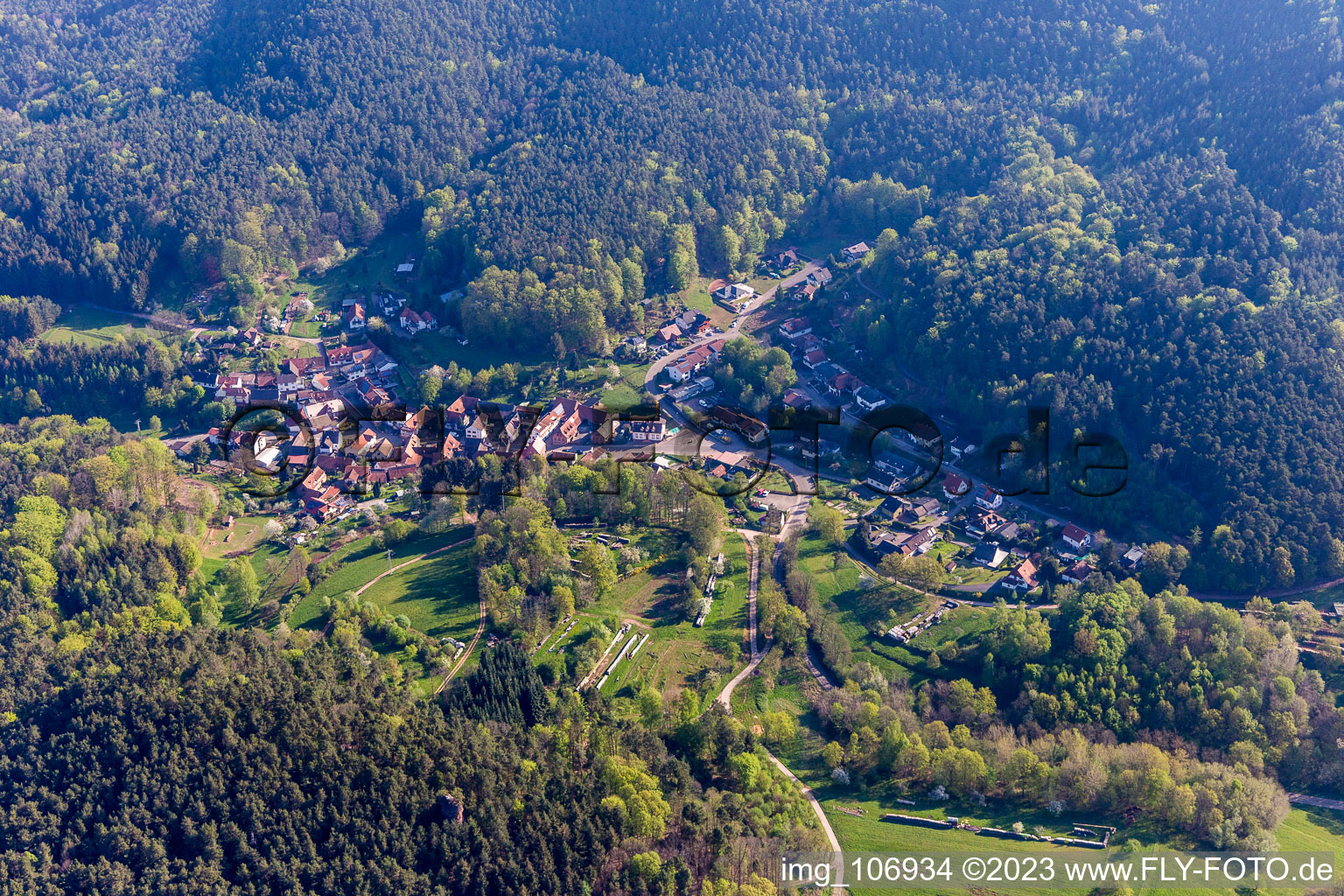 Luftbild von Darstein im Bundesland Rheinland-Pfalz, Deutschland