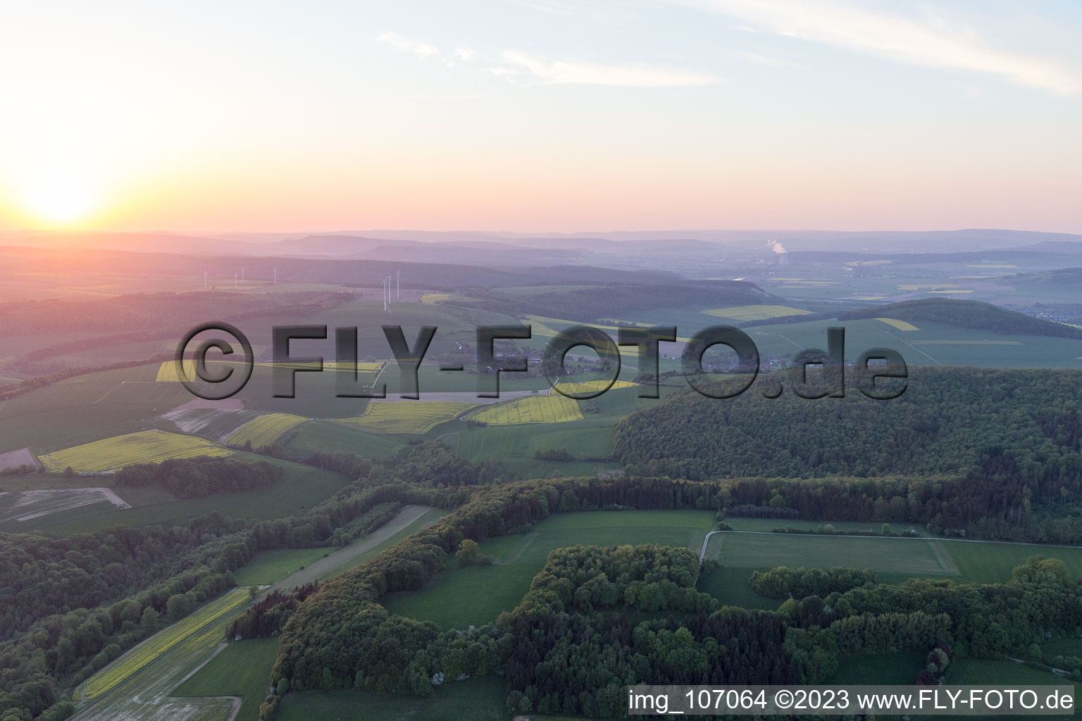 Luftbild von Hohe im Bundesland Niedersachsen, Deutschland