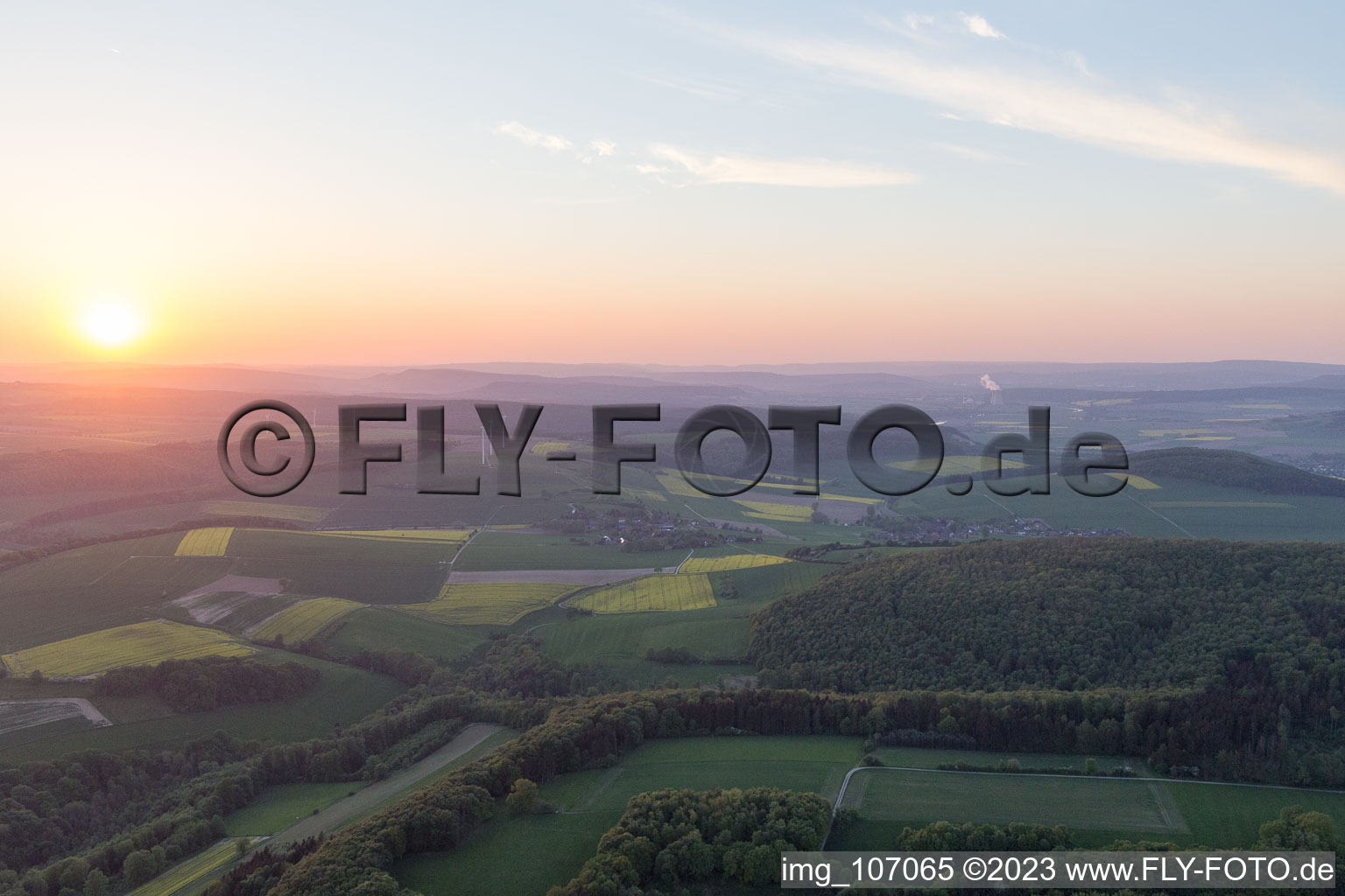 Luftaufnahme von Hohe im Bundesland Niedersachsen, Deutschland