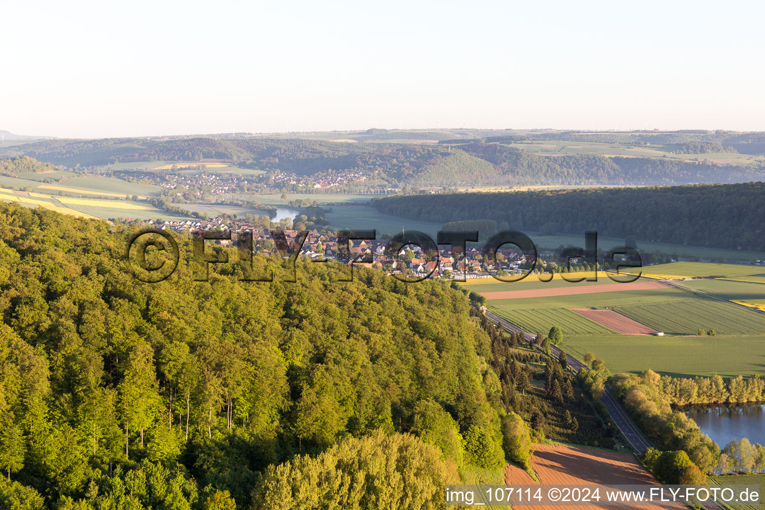 Luftbild von Heinsen im Bundesland Niedersachsen, Deutschland