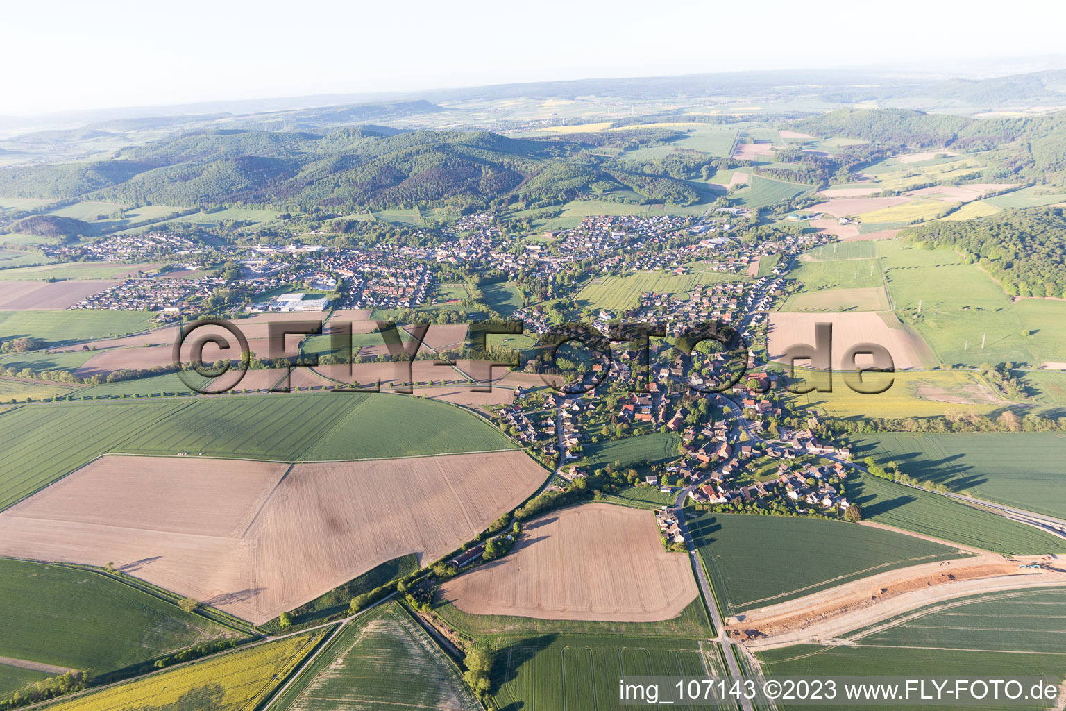 Luftbild von Eschershausen im Bundesland Niedersachsen, Deutschland