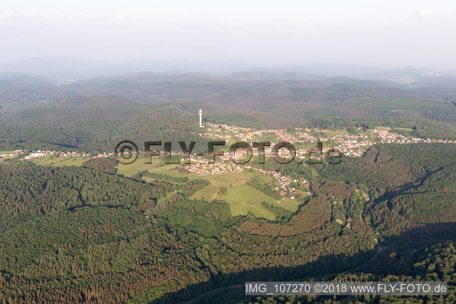 Luftaufnahme von Goetzenbruck im Bundesland Moselle, Frankreich