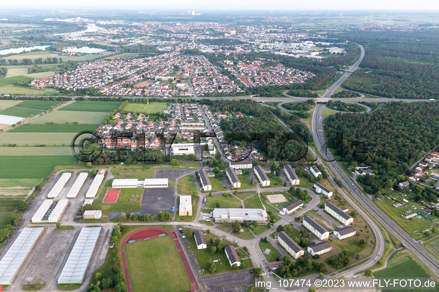 Luftbild von Rinkenbergerhof im Bundesland Rheinland-Pfalz, Deutschland