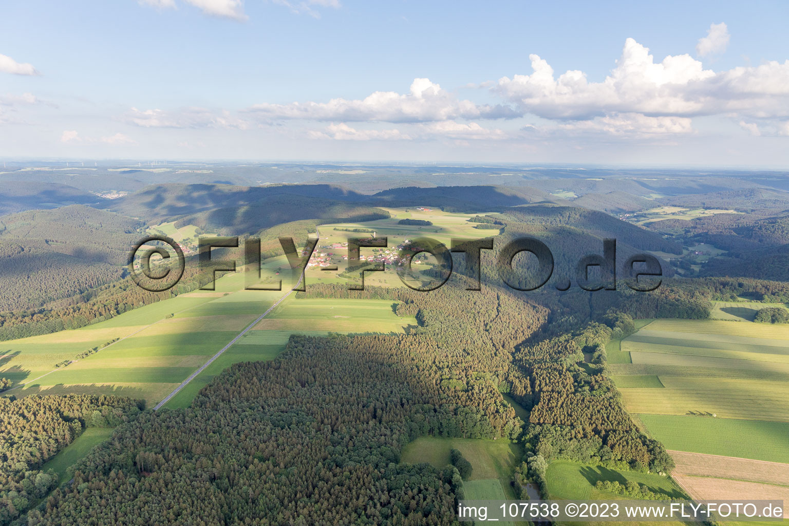 Luftbild von Boxbrunn im Bundesland Bayern, Deutschland