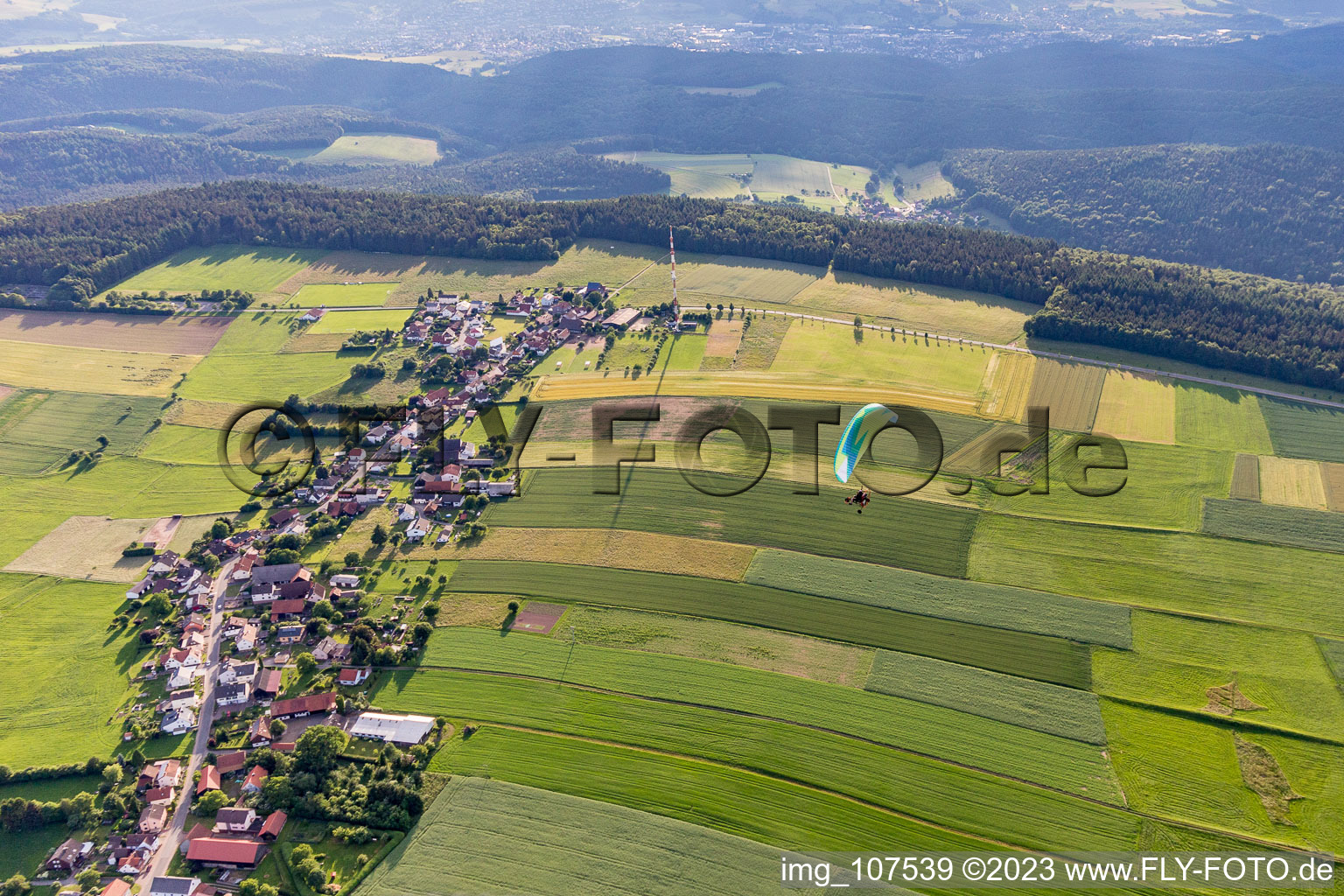 Würzberg im Bundesland Hessen, Deutschland aus der Luft