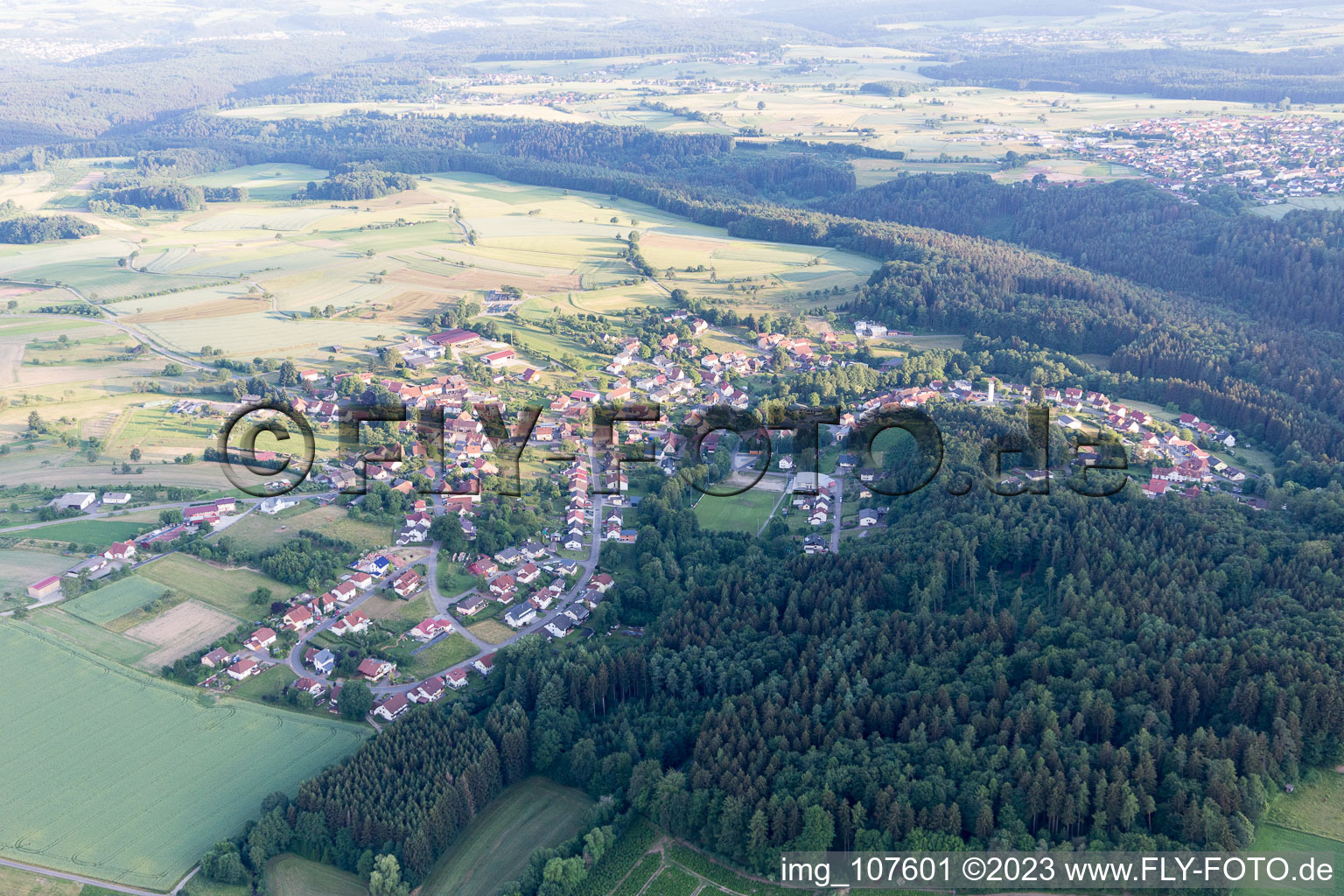 Luftbild von Trienz im Bundesland Baden-Württemberg, Deutschland