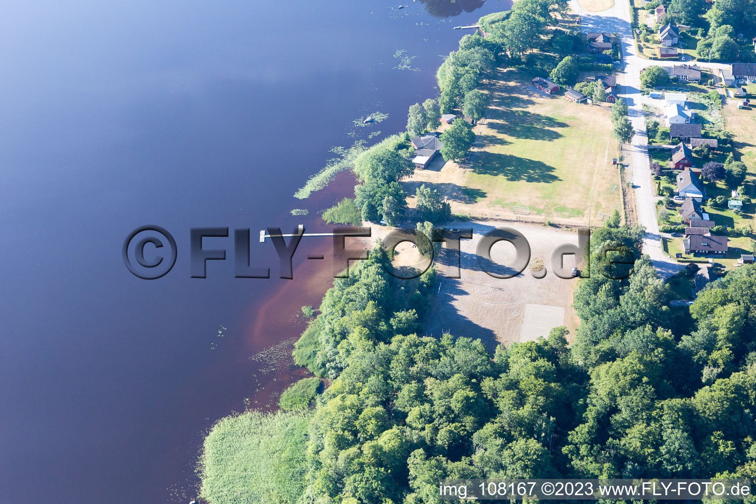 Drohnenbild von Torne im Bundesland Kronoberg, Schweden