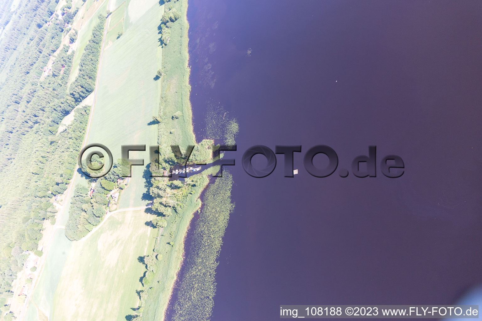 Torne im Bundesland Kronoberg, Schweden von einer Drohne aus