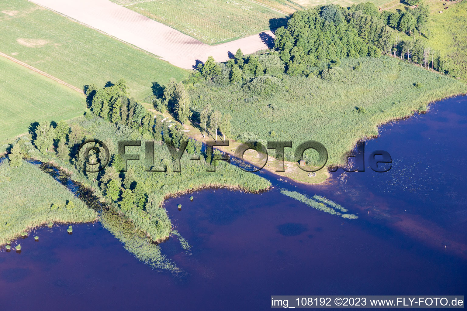 Luftaufnahme von Hunna im Bundesland Kronoberg, Schweden