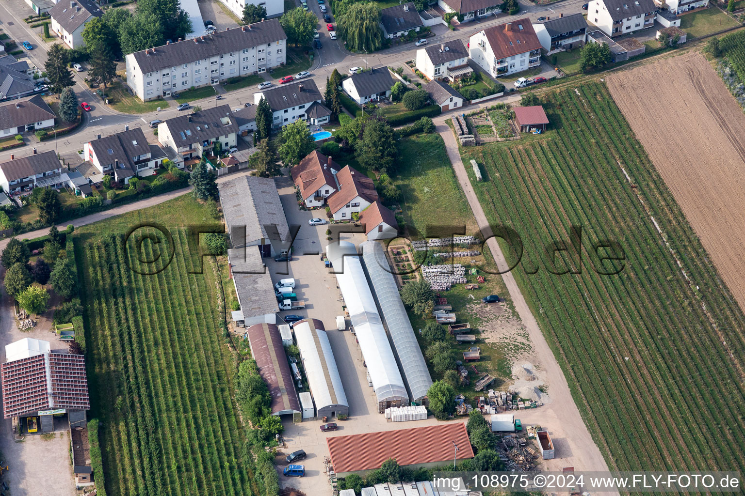 Kandel im Bundesland Rheinland-Pfalz, Deutschland aus der Luft