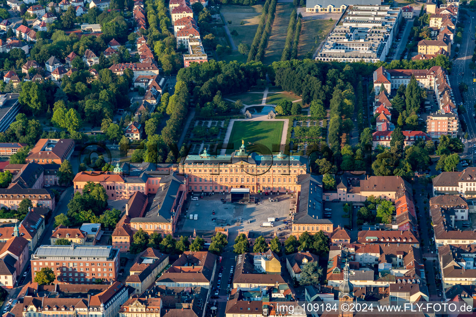 Residenzschloss in Rastatt im Bundesland Baden-Württemberg, Deutschland