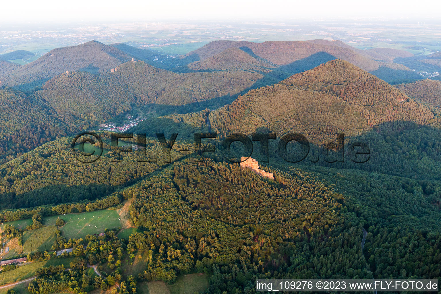 Luftbild von Wernersberg im Bundesland Rheinland-Pfalz, Deutschland
