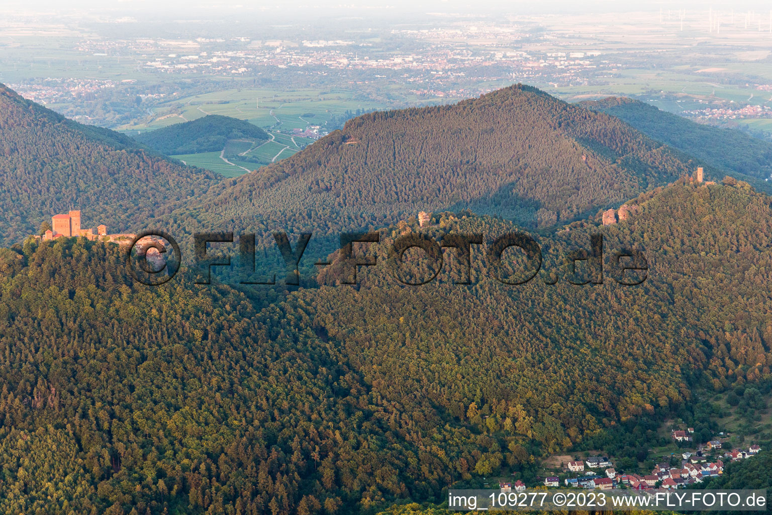 Luftaufnahme von Wernersberg im Bundesland Rheinland-Pfalz, Deutschland