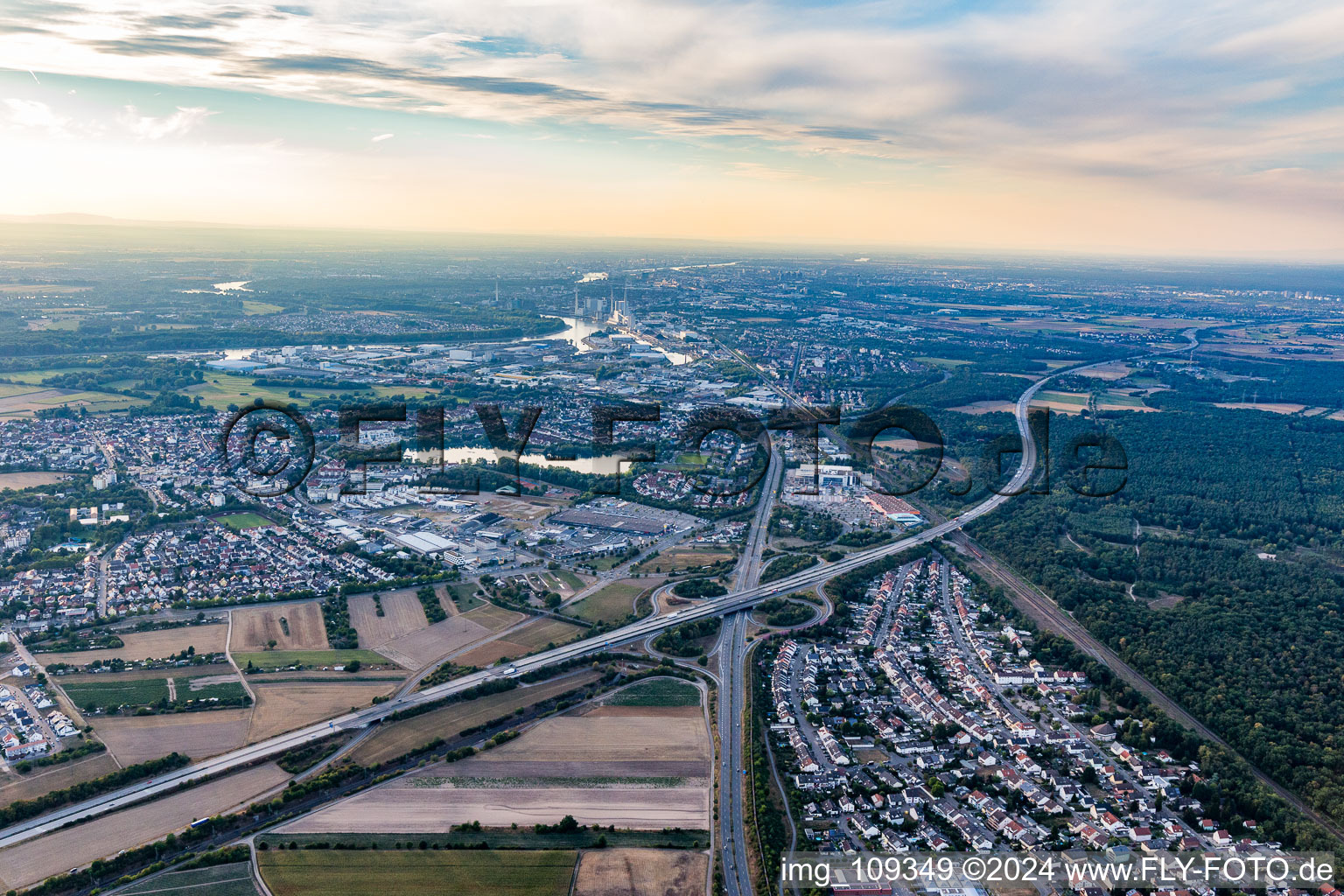 Rohrhof im Bundesland Baden-Württemberg, Deutschland aus der Luft