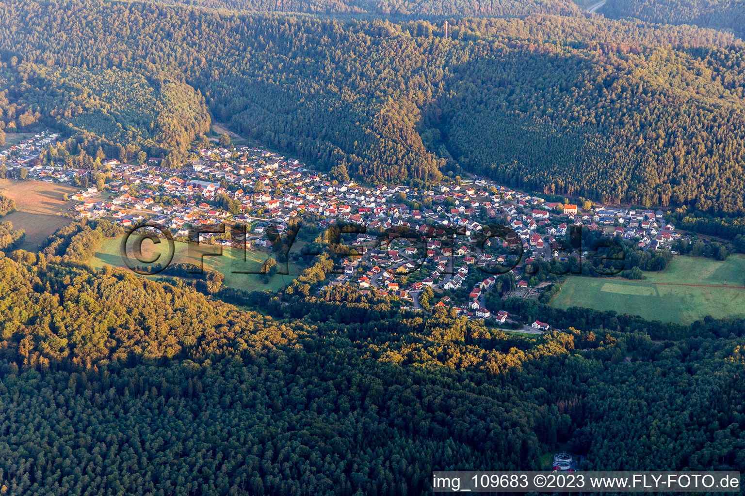 Luftbild von Ruppertsweiler im Bundesland Rheinland-Pfalz, Deutschland