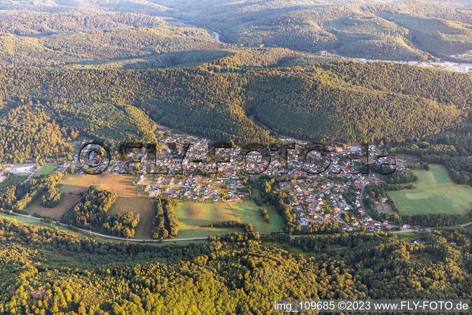 Luftaufnahme von Ruppertsweiler im Bundesland Rheinland-Pfalz, Deutschland