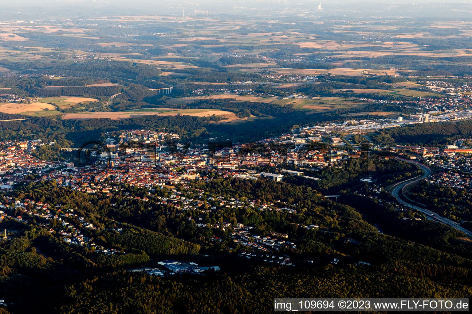 Pirmasens im Bundesland Rheinland-Pfalz, Deutschland aus der Luft