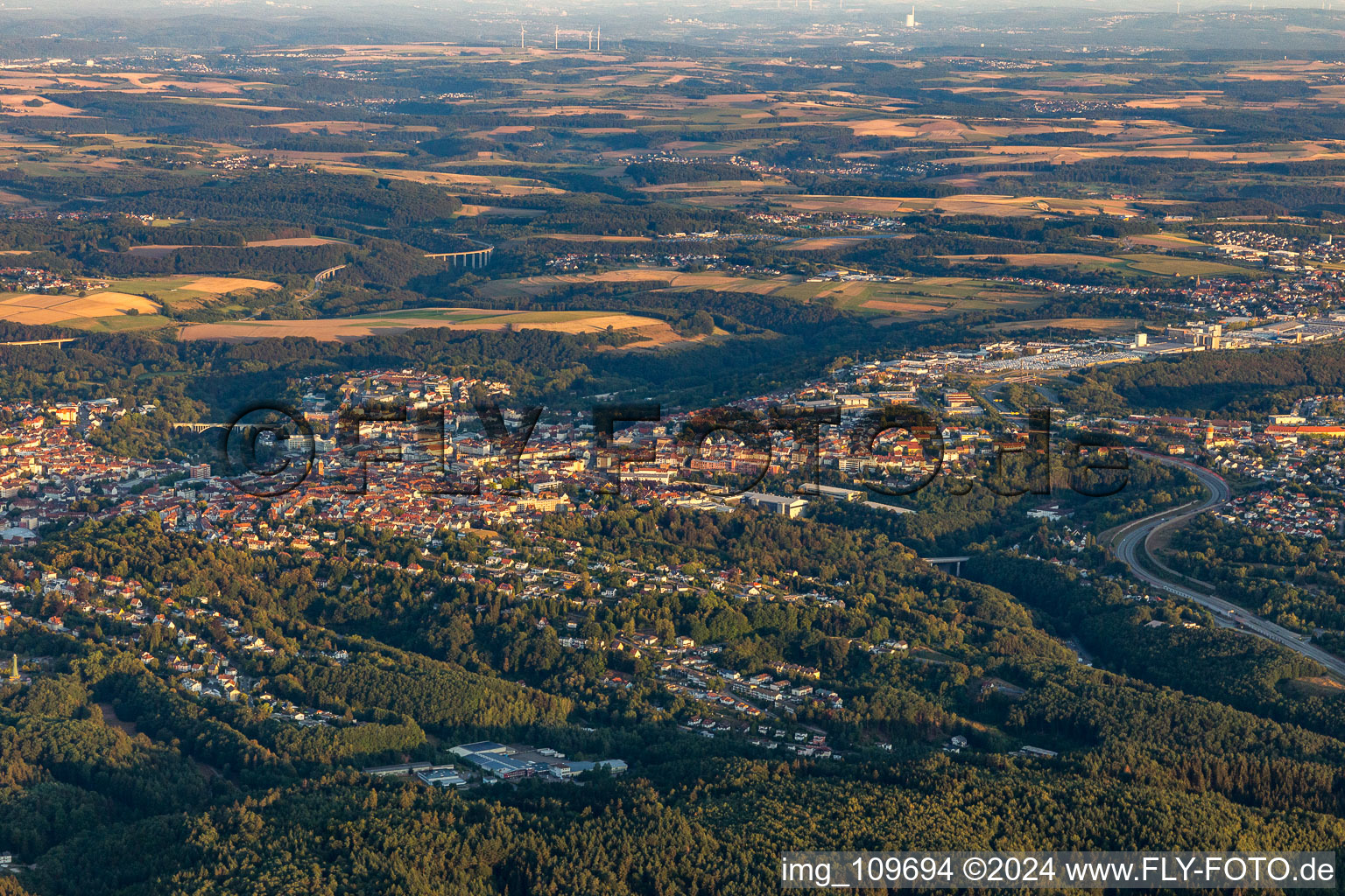 Pirmasens im Bundesland Rheinland-Pfalz, Deutschland aus der Luft