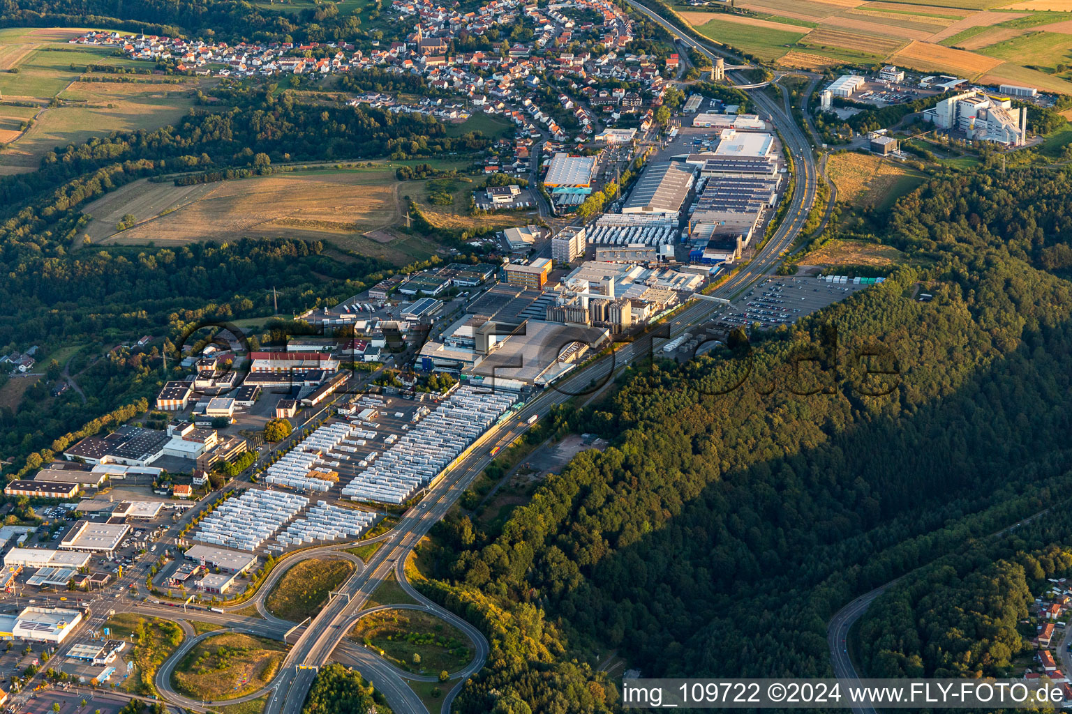 Pirmasens im Bundesland Rheinland-Pfalz, Deutschland aus der Luft betrachtet