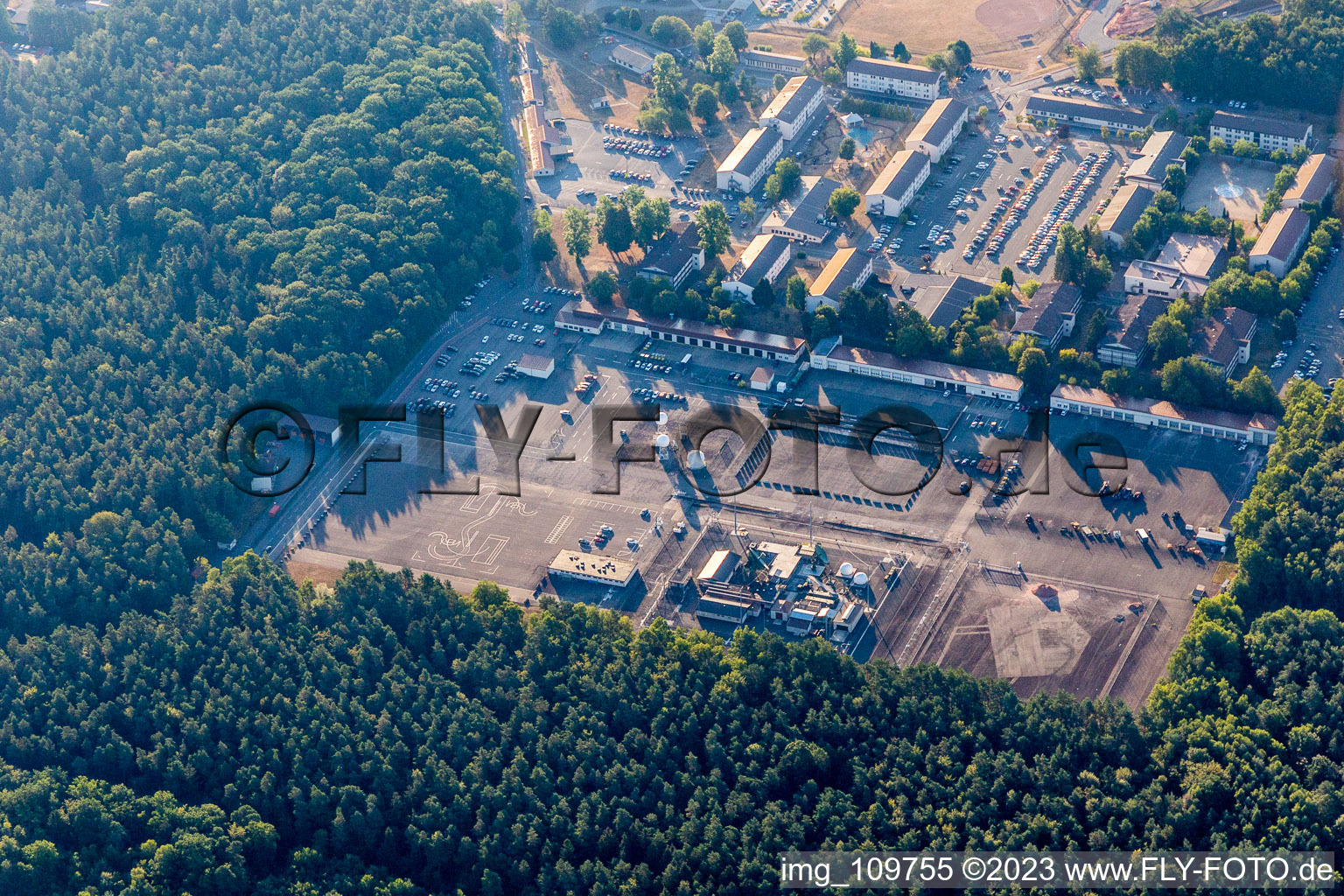 Luftbild von Einsiedlerhof im Bundesland Rheinland-Pfalz, Deutschland